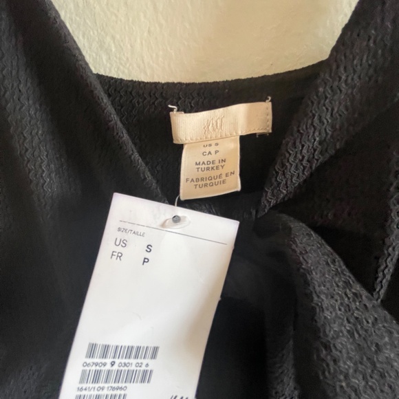 New, with tags - Retro Tie Front Black Dress - Picture 3 of 4